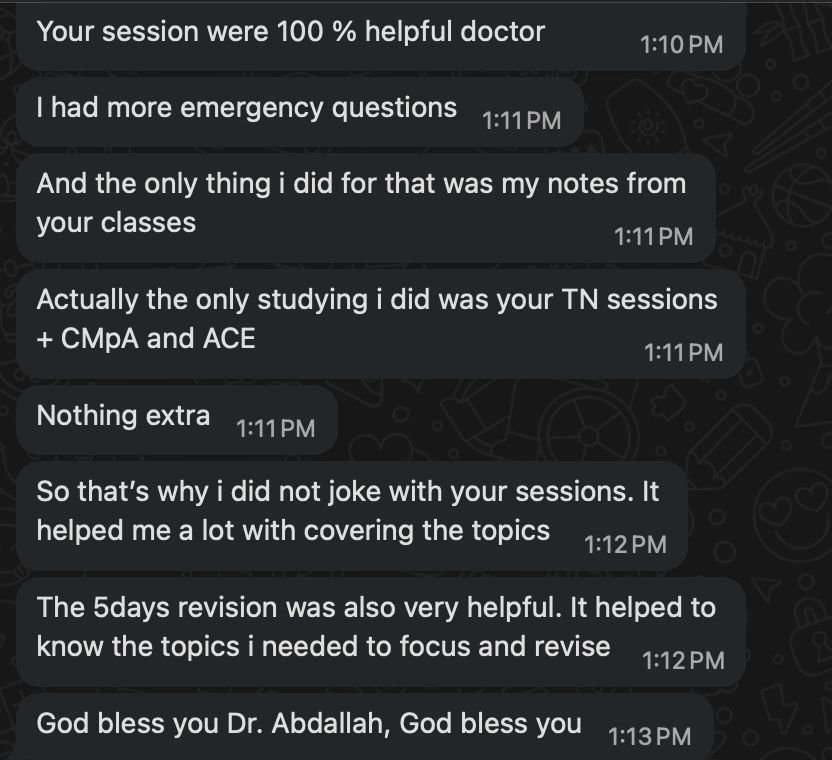 Student testimonial