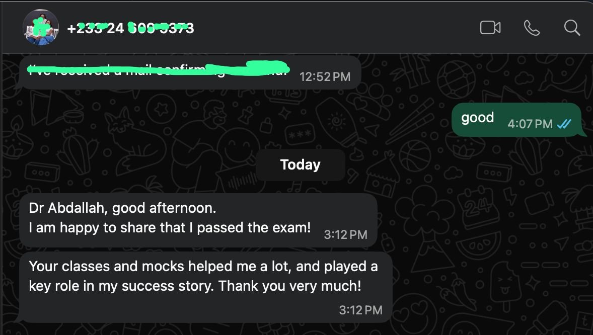 Student testimonial