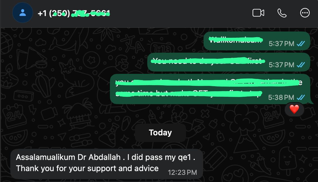 Student testimonial