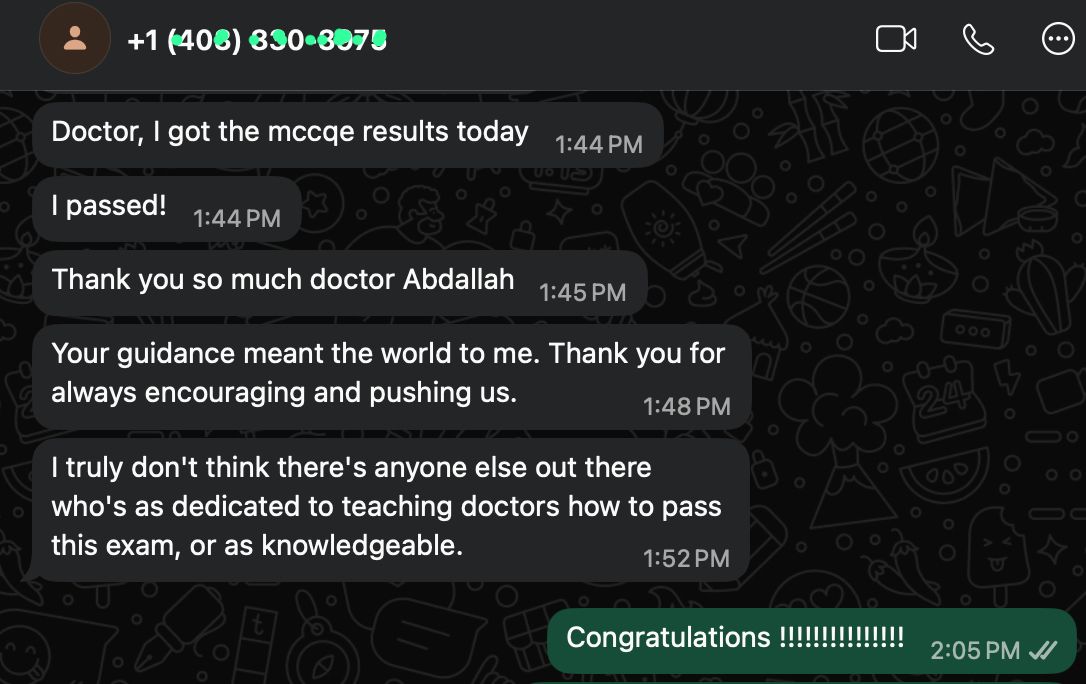 Student testimonial