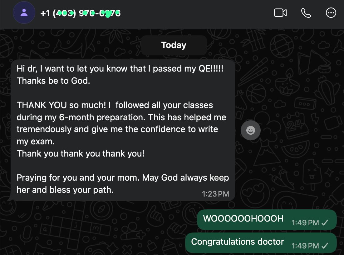 Student testimonial