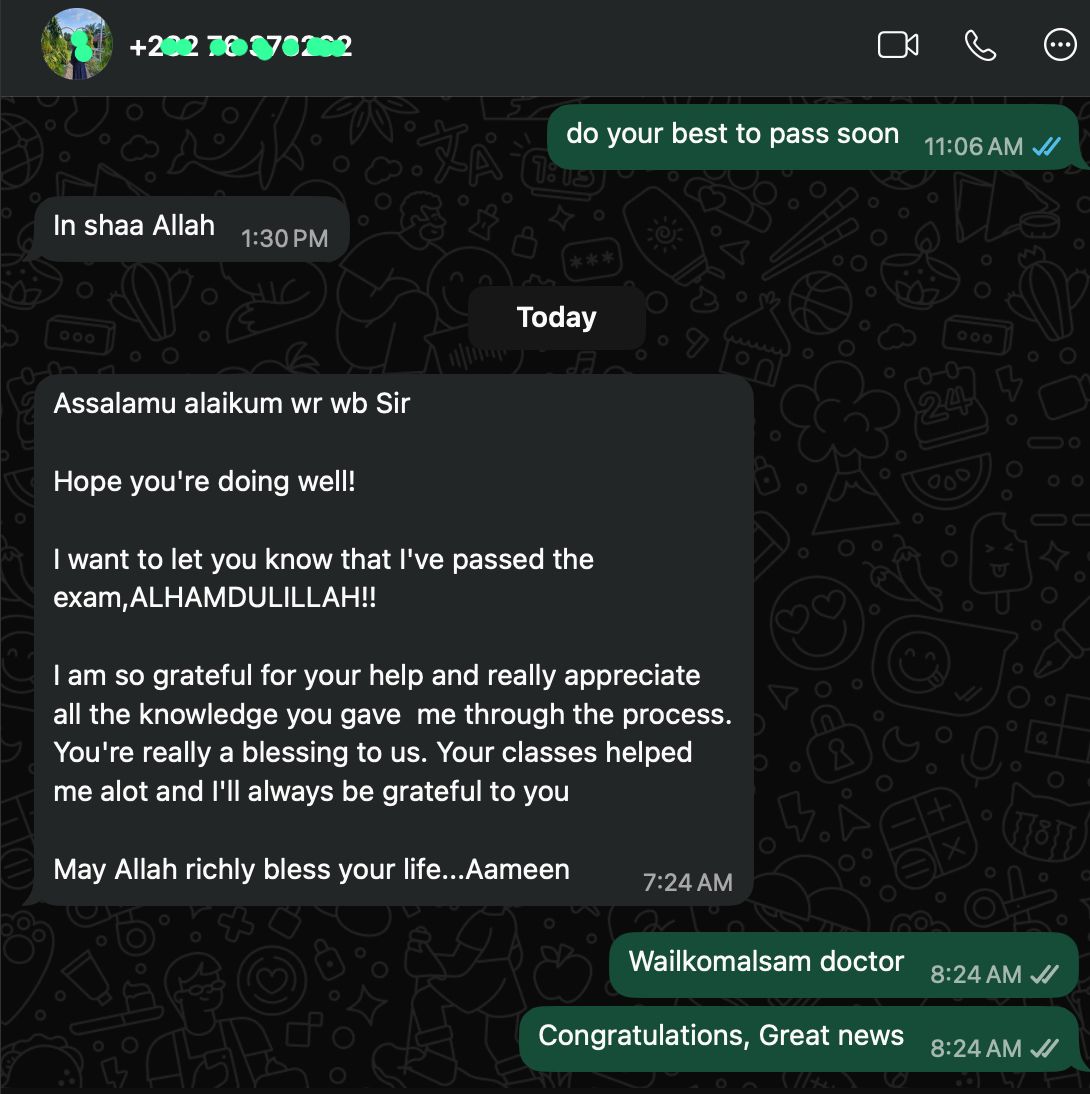 Student testimonial