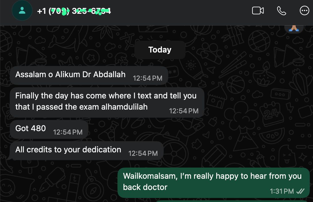 Student testimonial
