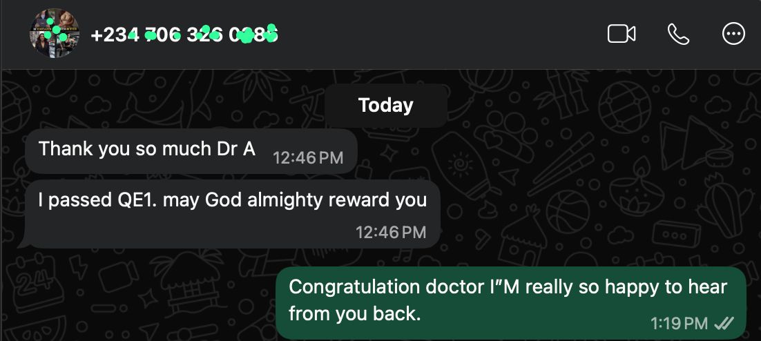 Student testimonial