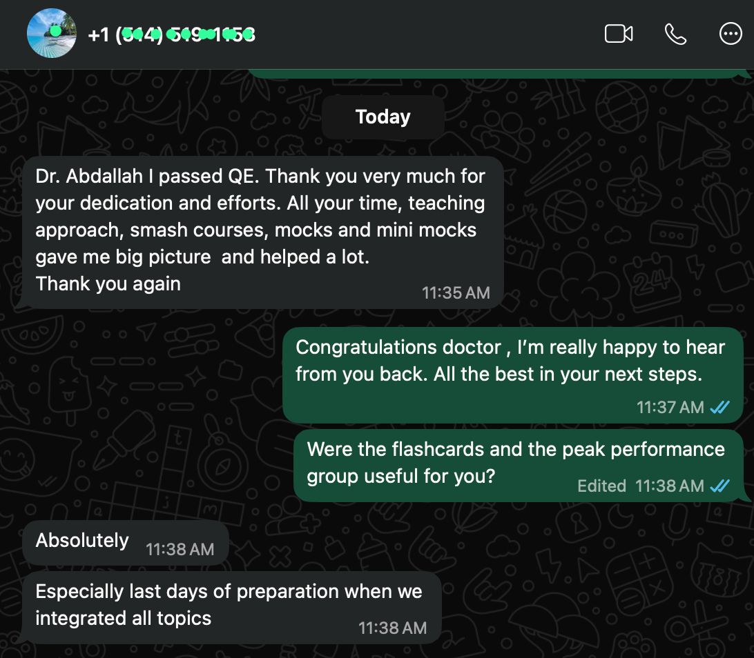 Student testimonial